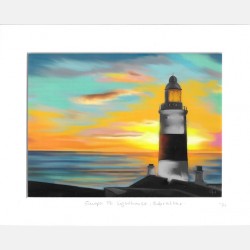 Europa Point Lighthouse Print (by Gerry Martinez)